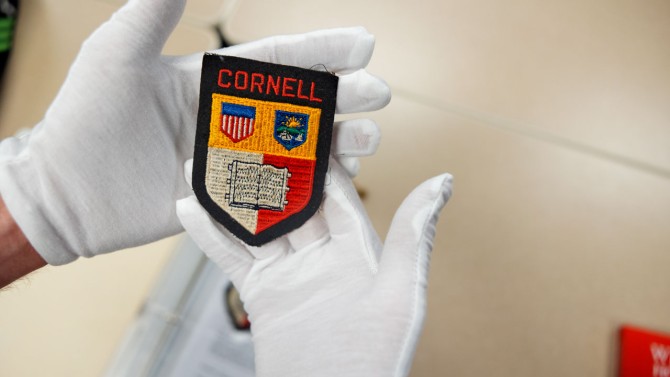 Cornell Army ROTC patches in the collection date back to the early to mid-1950s.