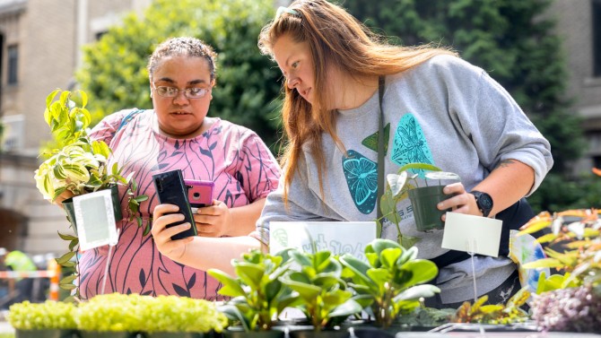 Hortus Forum offered a wide selection of plants for sale.