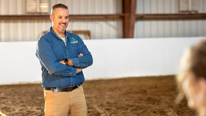 Leland Bunting, 4-H resource educator with Cornell Cooperative Extension of Saratoga County, manages about 100 young people across seven shooting sports clubs.