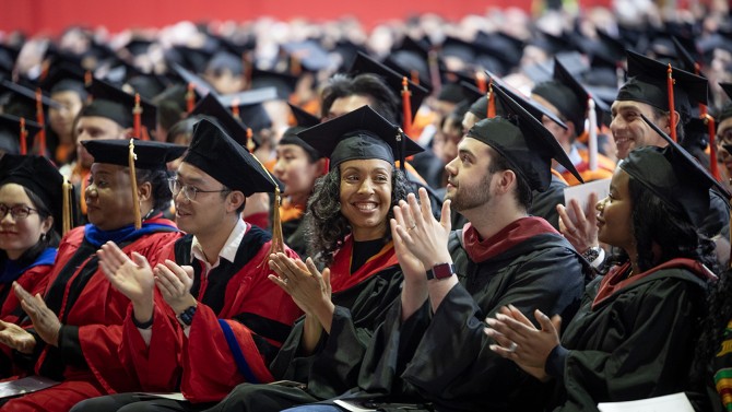 The December Recognition Ceremony honored graduates who completed their degrees in August or December.