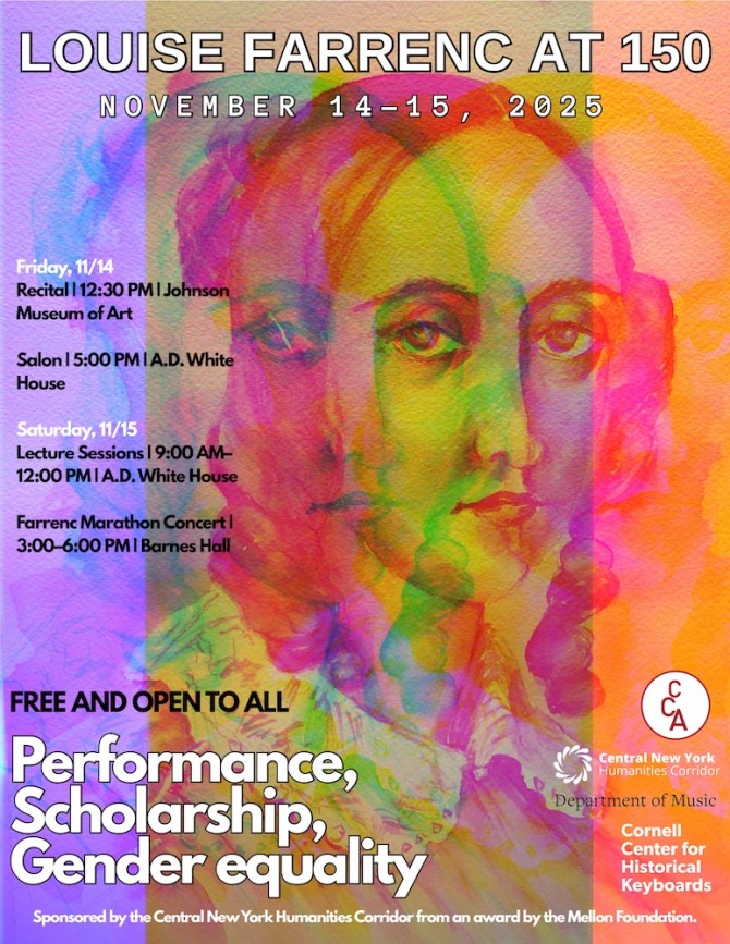 Event poster: Louise Farrenc at 150