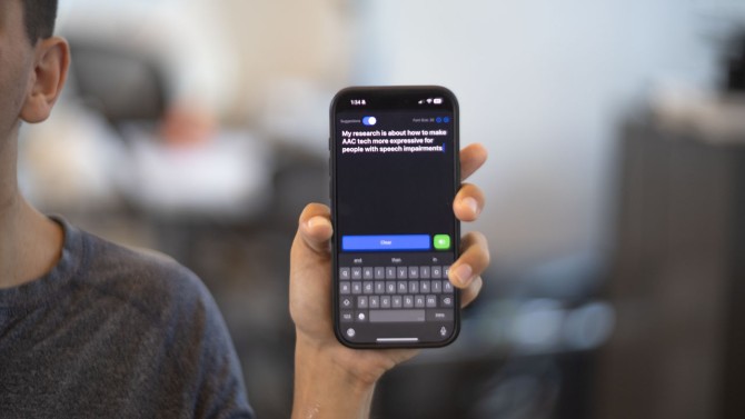 At 15, Weinberg lost the ability to speak and found it harder to communicate certain aspects of his personality, like humor. Now, he's working to make assistive communication technologies more expressive.