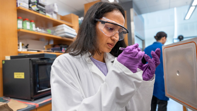 Co-author Hansadi Jayamaha, a doctoral candidate in fiber science and apparel design, works in the Responsive Apparel Design Lab, led by Larissa Shepherd, M.S. '13, Ph.D. '17, assistant professor in the Department of Human Centered Design.
