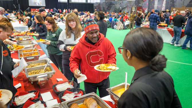 Members of the Building Care Department enjoyed a luncheon and awards ceremony celebrating the excellent work they do every day to keep the Ithaca campus a safe, clean learning environment. The event took place Dec. 10 in Bartels Hall.