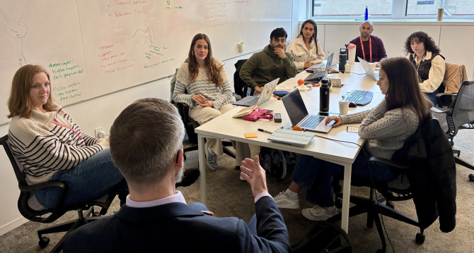 people sitting around a table