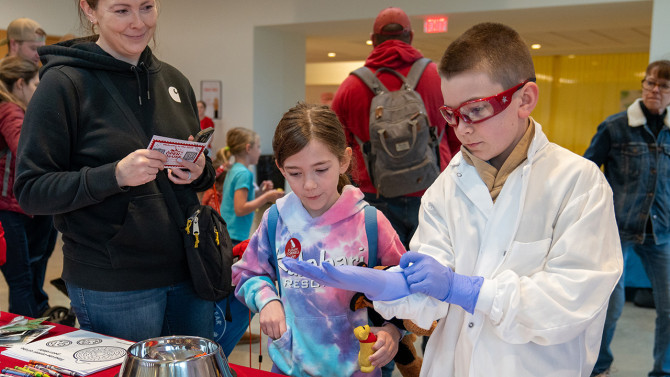Guests at the open house in 2024.