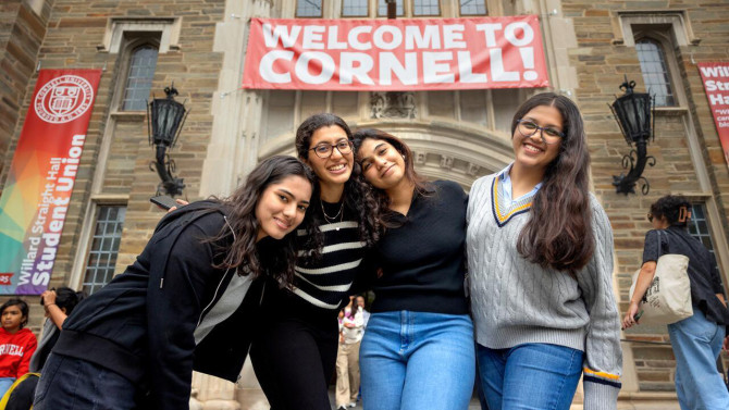 Cornell welcomes the admitted members of the Class of 2030.