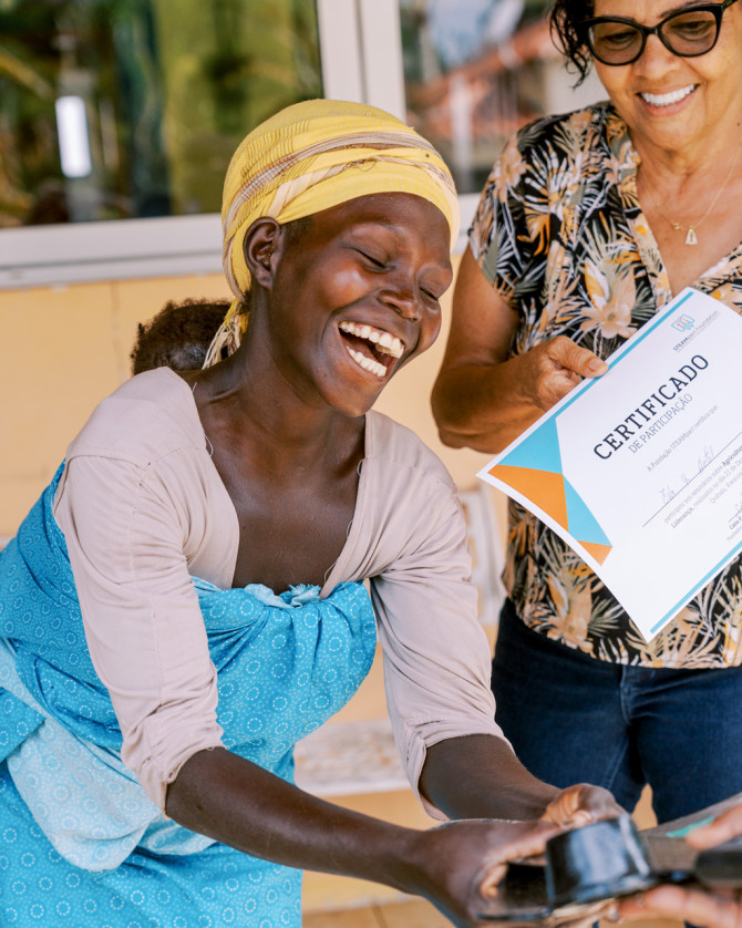 The EmpowerHer initiative trained 50 women in leadership and sustainable agriculture.