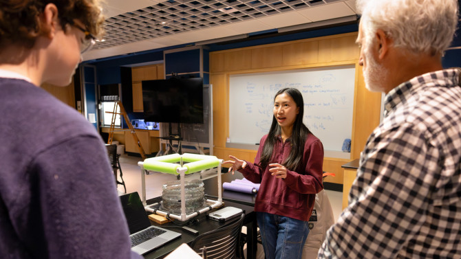 On campus, students and researchers prepare to deploy the “Cornell Flux Chamber” in Colombia’s mangrove ecosystems, capturing methane emissions in a dynamic tidal landscape.