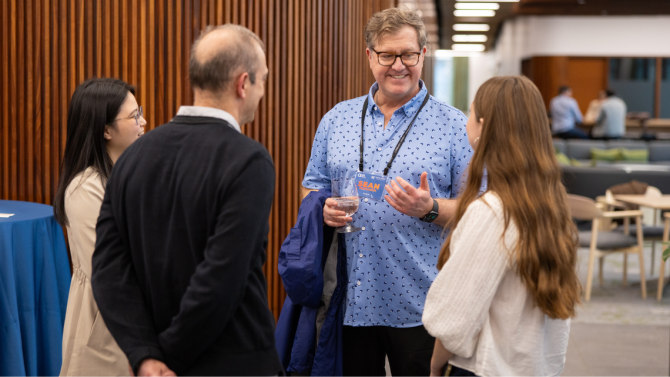 The program created opportunities for participants to exchange ideas with peers, Cornell Atkinson Faculty Fellows, and industry leaders during sessions and networking events held on Cornell's Ithaca and New York City campuses.
