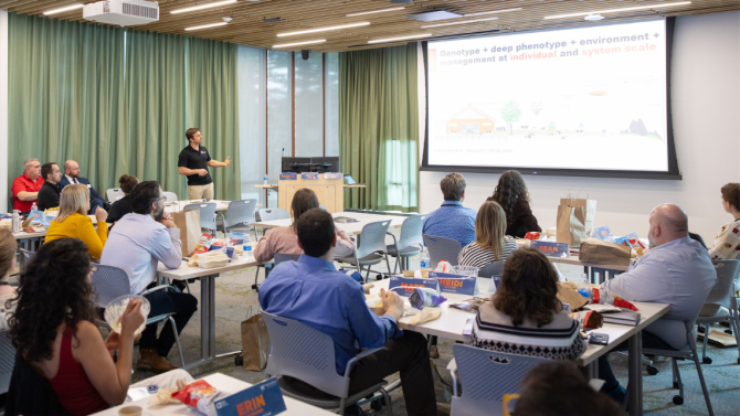 Participants engaged with Cornell faculty through lectures, case studies, and discussions focused on sustainable agriculture, agricultural systems, and innovative financing approaches.
