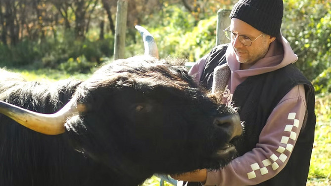 Steven Marion bought farmland in Broome County last year and is inviting guests for stays that help them disconnect from technology.