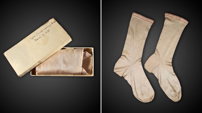 Ezra Cornell’s socks