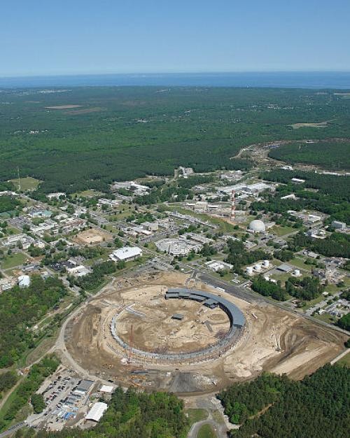 aerial view of Brookhaven National Laboratory