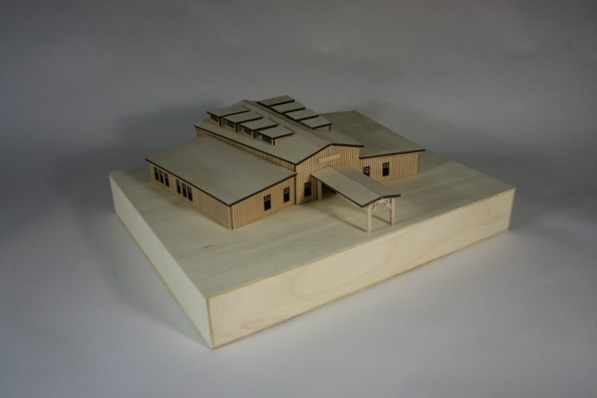 Camp Comstock Orchard Hall model