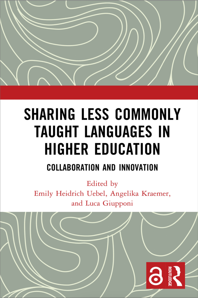 Book cover: Sharing Less Commonly Taught Languages in Higher Education