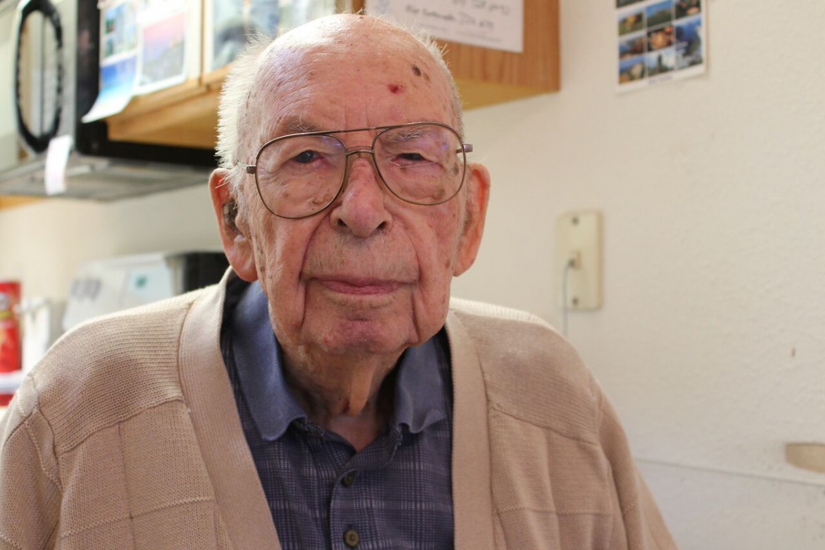 At 107 years old, Olaf Larson keeps longevity a 'secret 