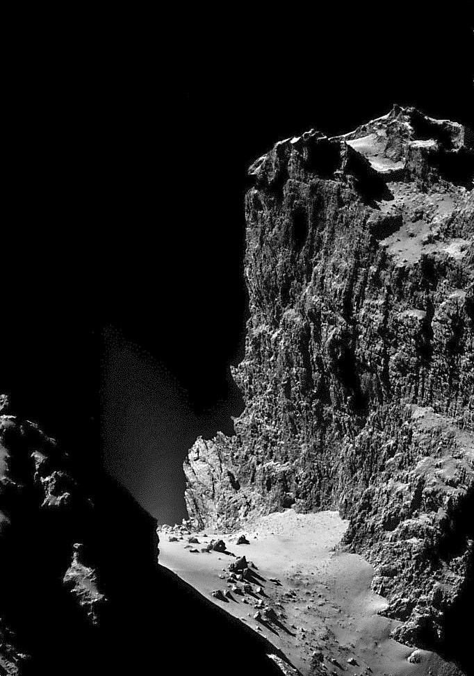 こめっと Dancing debris, moveable landscape shape Comet 67P | Cornell