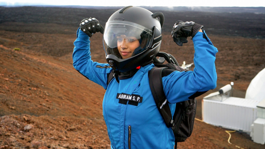 Priya Abiram '25 served as chief scientist during a HI-SEAS analog astronaut mission at a former NASA training site located on top of a volcano in Hawaii.