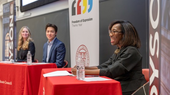 Dyson alum discusses free expression, corporate responsibility