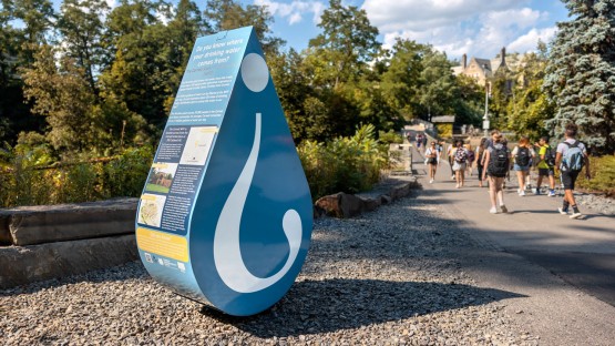 Droplet-shaped sculptures kick off Year of Water - Vimarsana News