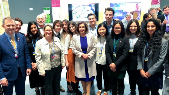 Pelosi meets Cornell students at UN climate change meeting | Cornell - Cornell Chronicle