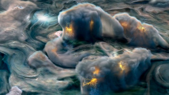 Ammonia sparks unexpected, exotic lightning on Jupiter | Cornell Chronicle - Cornell Chronicle