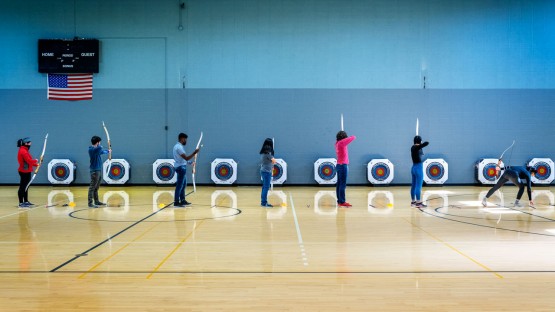Archery class