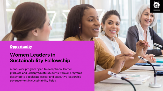 Women Leaders in Sustainability Fellowship launches - Vimarsana News