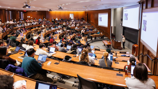 Class in Myron Taylor Hall.