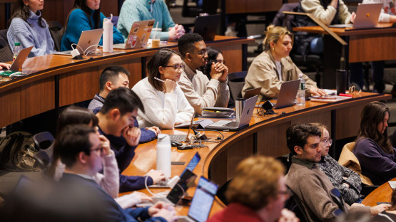 Class in Myron Taylor Hall.