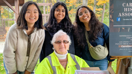 Local volunteer powers rural resilience with student support