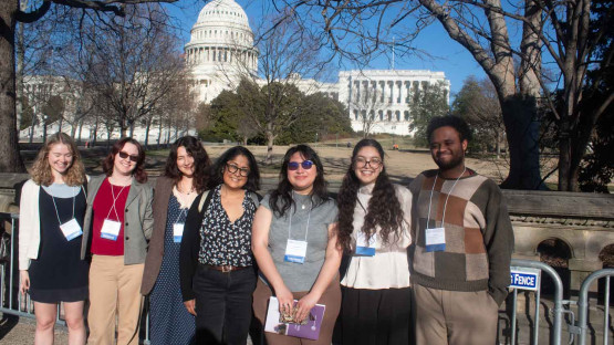 Humanities students take D.C. trip to advocate for funding