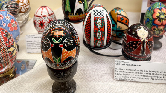 Easter egg exhibit showcases Ukrainian program, culture at Cornell | Cornell Chronicle