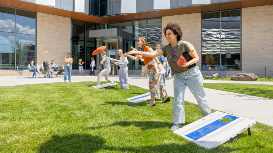 CIS summer social near Gates Hall