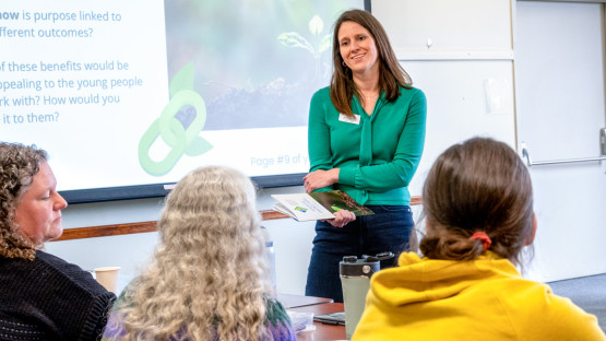 Workshop turns research on youth purpose into action for educators