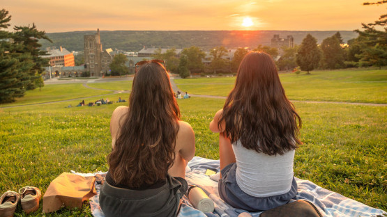 Sunset on Libe Slope