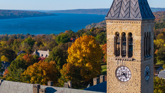 Campus and Cayuga Lake