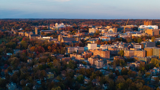Campus as seen from South Hill