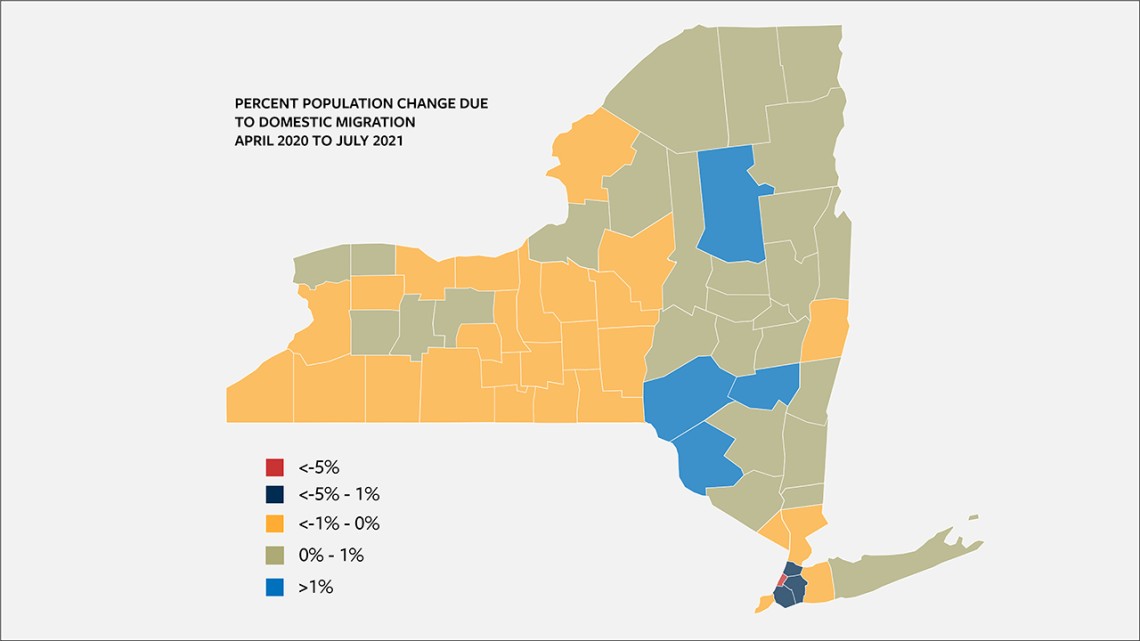 NY county map