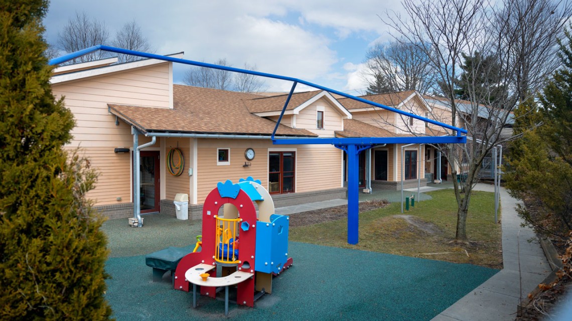 The Cornell Child Care Center on Pleasant Grove Road in Ithaca.