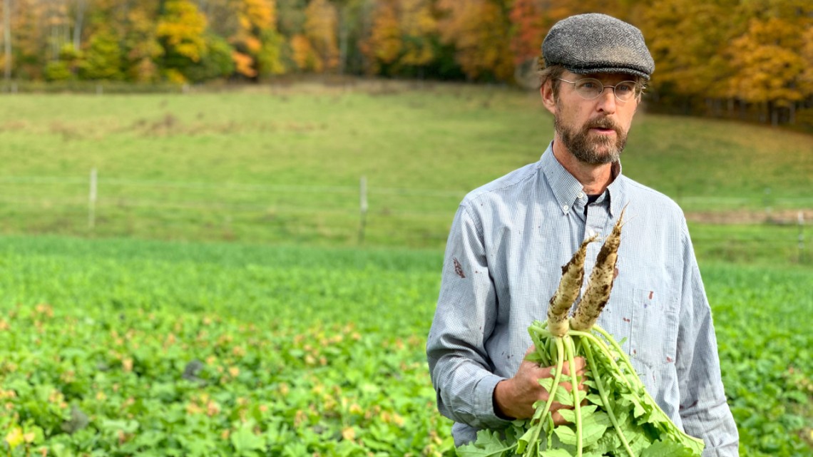 Micheal Glos, local farmer and a Cornell technician in the NY Soil Health Program.