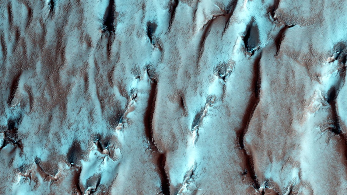 Martian South Pole Layered Deposit