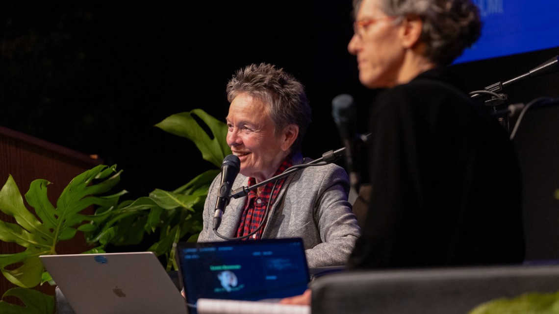 Laurie Anderson and Judith Peraino