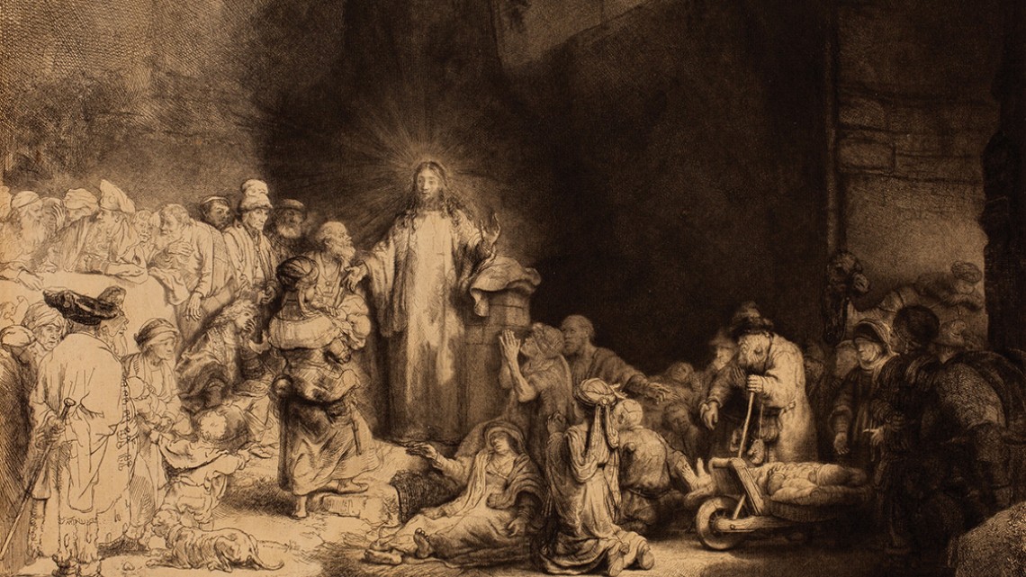 "Christ Healing the Sick (The Hundred Guilder Print)"