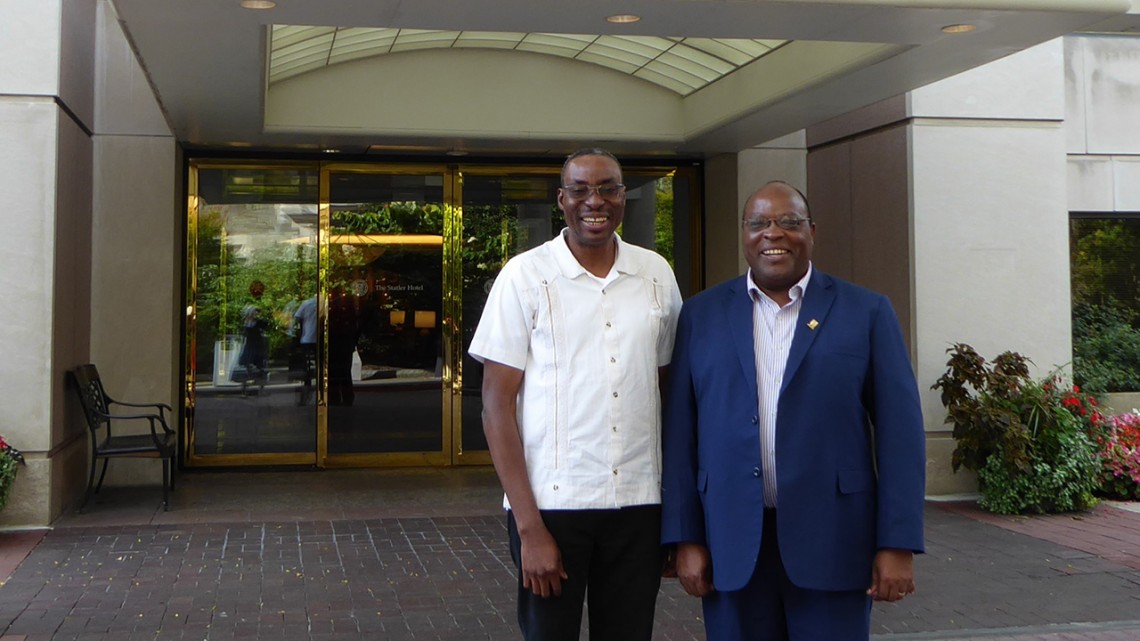 Sylvester Oikeh and Stephen Mugo