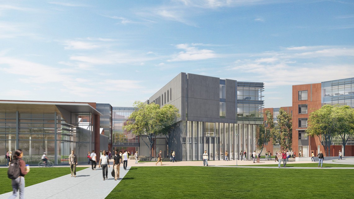 a rendering of part of the North Campus Residential Expansion