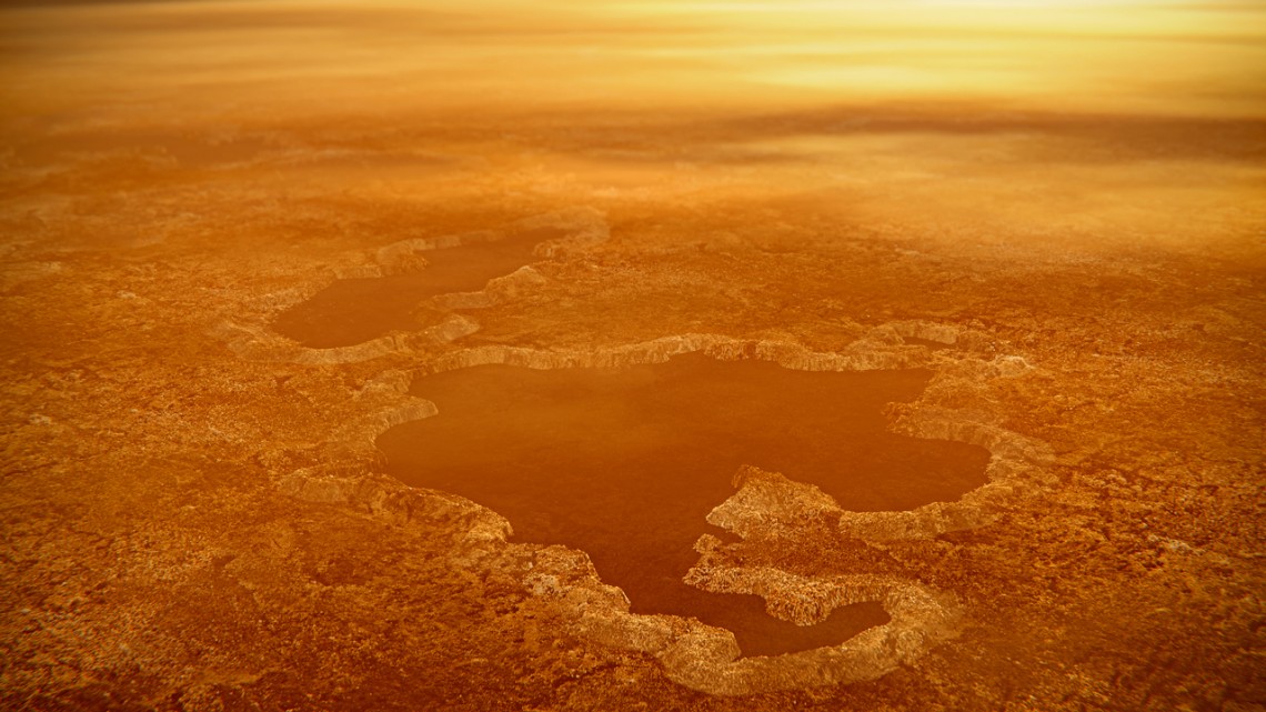 Titan lakes