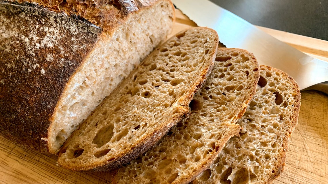 Kernza bread loaf