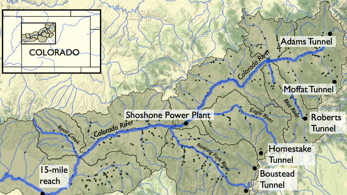 Colorado River basin map